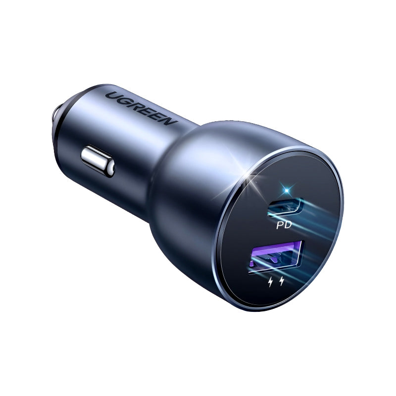 UGREEN CD213 52.5W Dual USB-C PD Fast Car Charger