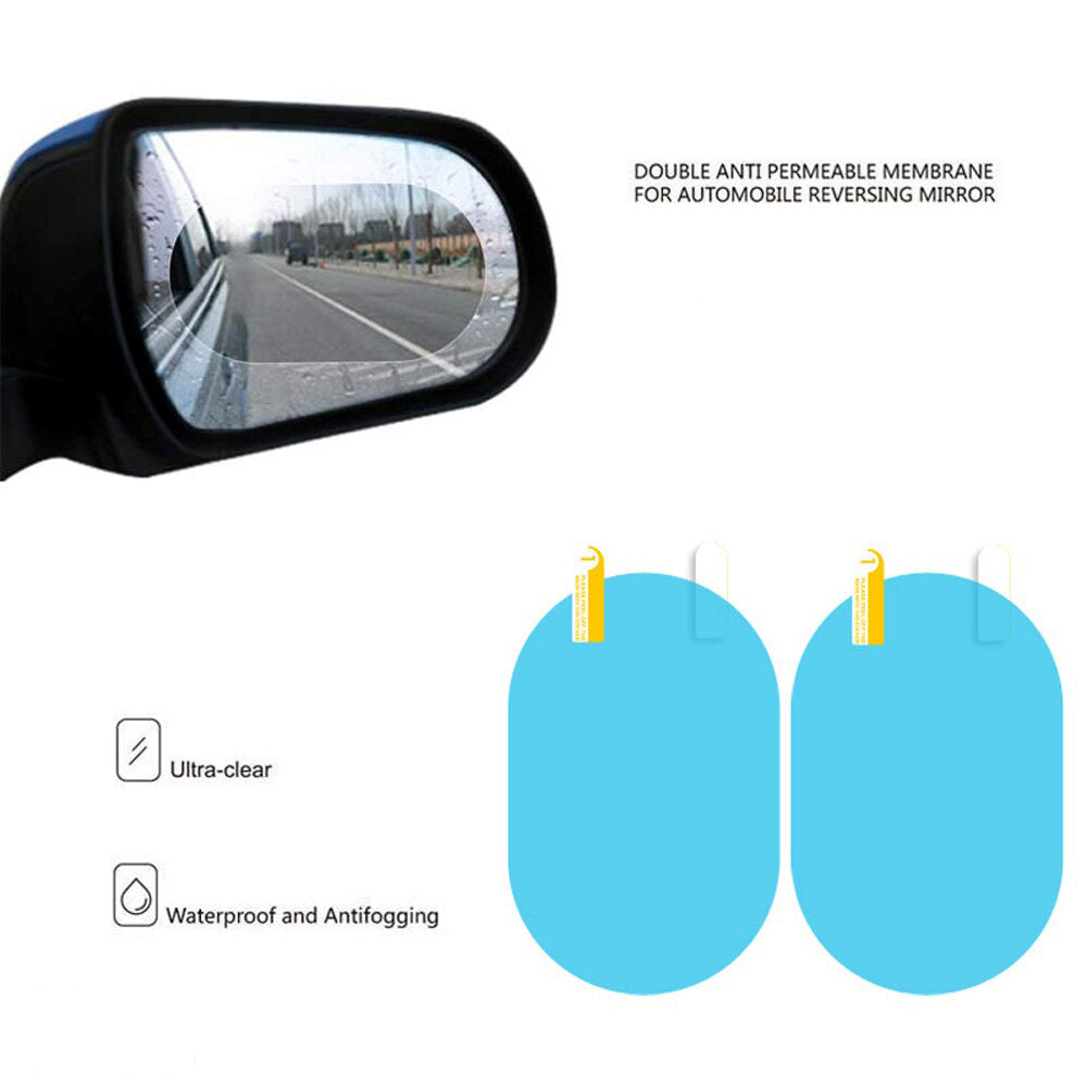 Pack of 4 Pairs Car Anti-Water Mist Films