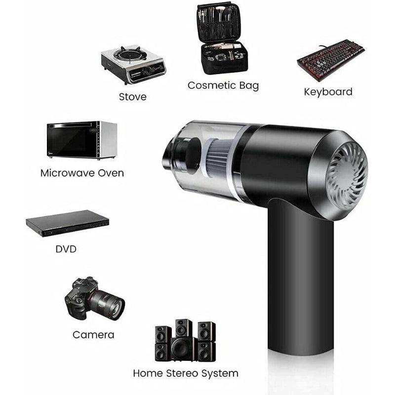 Portable Mini 2-in-1 Cordless Vacuum Cleaner