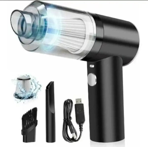 Powerful 3-in-1 Cordless Handheld Vacuum Cleaner With Led Light – Wet & Dry, Strong Suction For Car